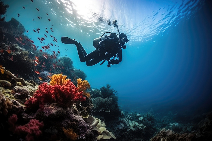 Scuba diving