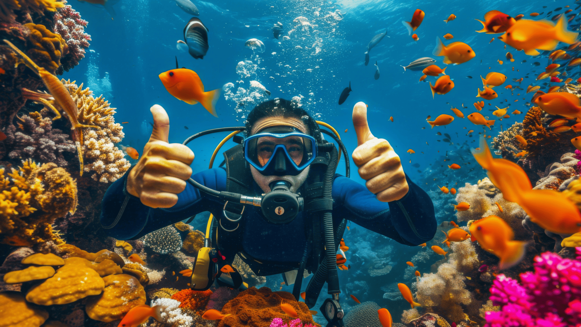 Scuba diving